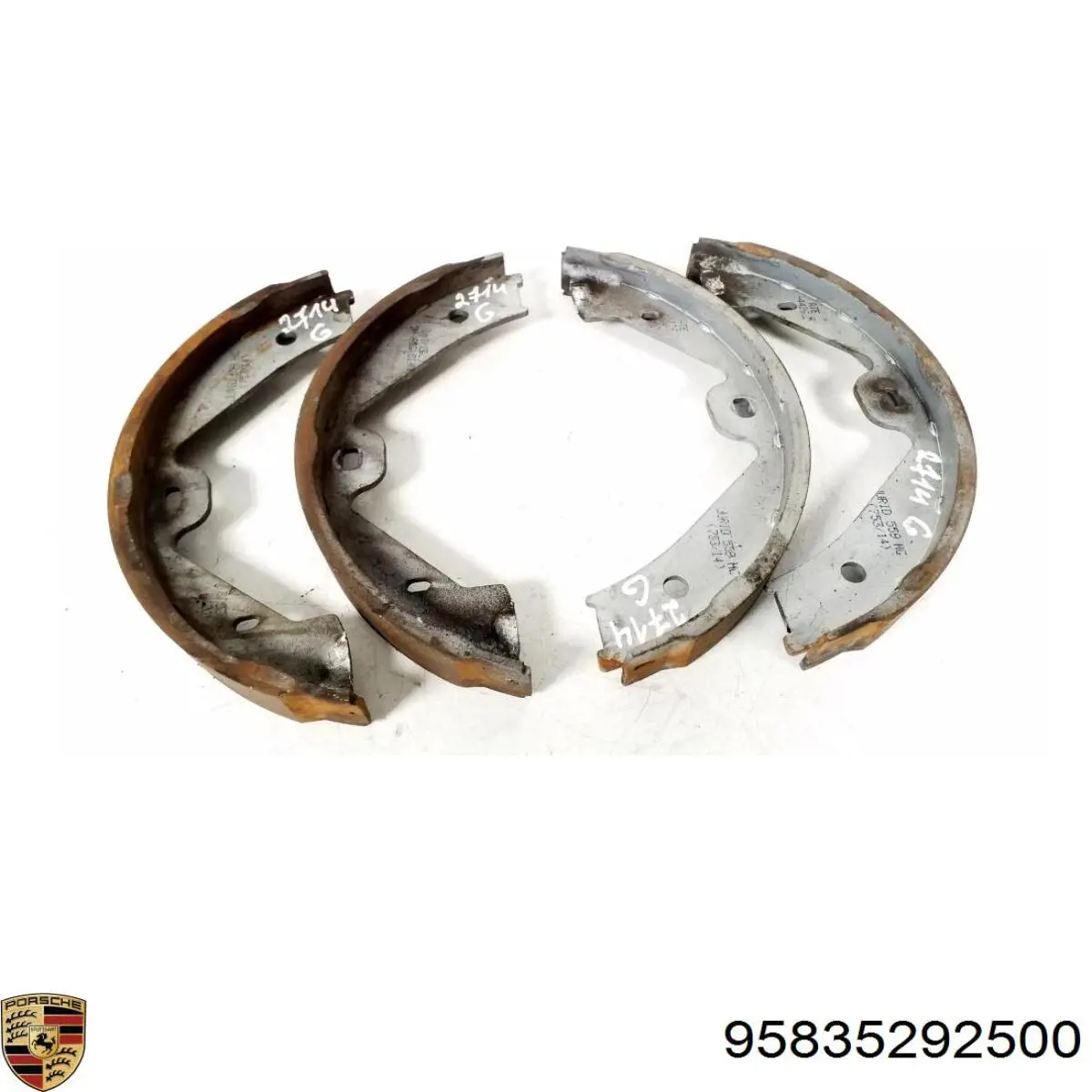 Купити 95835292500 Porsche Гальмівні колодки гальма стоянки
