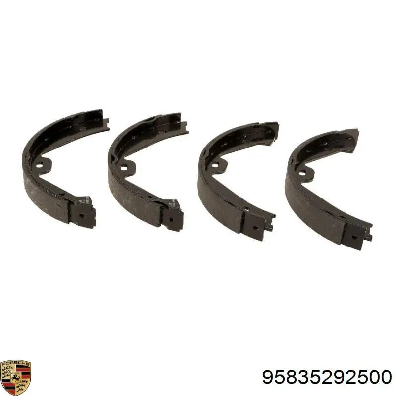 Колодки ручника / стоянкового гальма Porsche 95835292500 ціна, від 38.01 USD