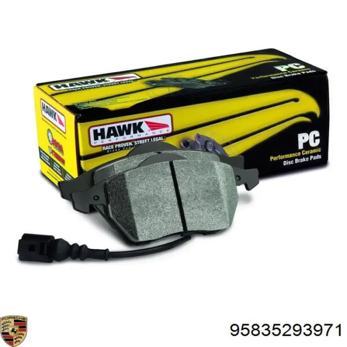 Купити 95835293971 Porsche Задні колодки
