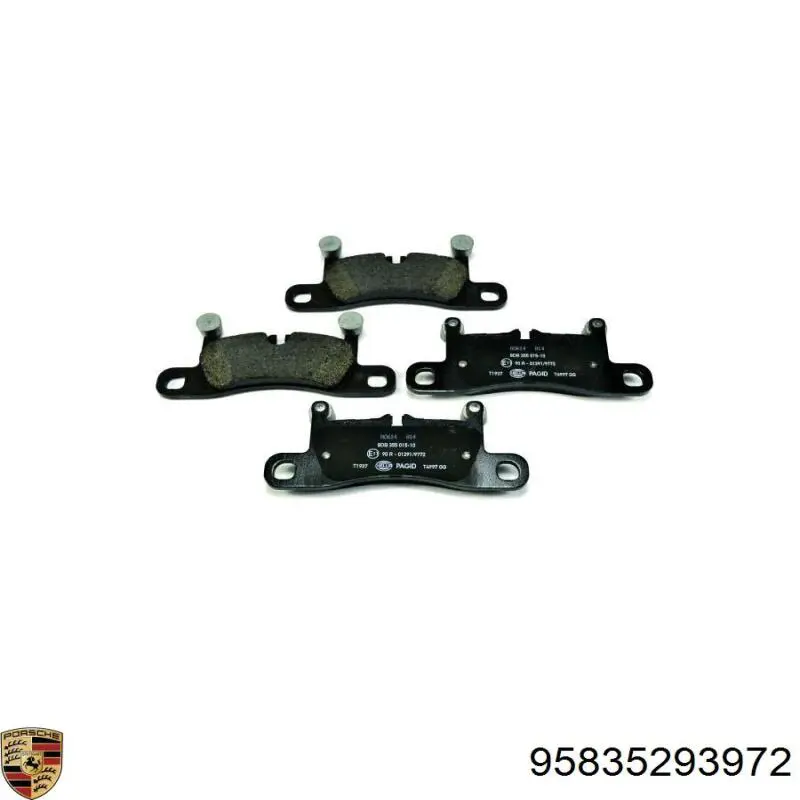 Купити 95835293972 Porsche Задні колодки