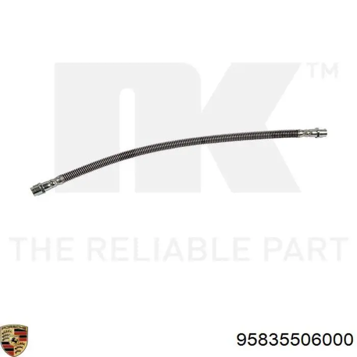 Купити 95835506000 Porsche Шланг гальмівний задній