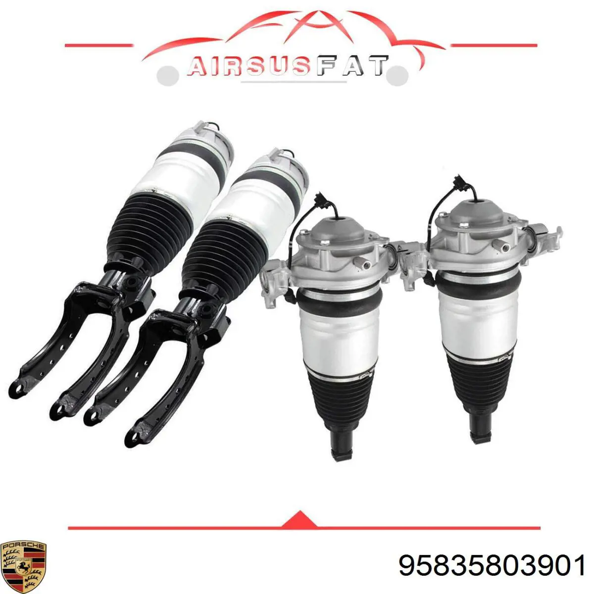 Купити 95835803901 Porsche Амортизатора передній лівий