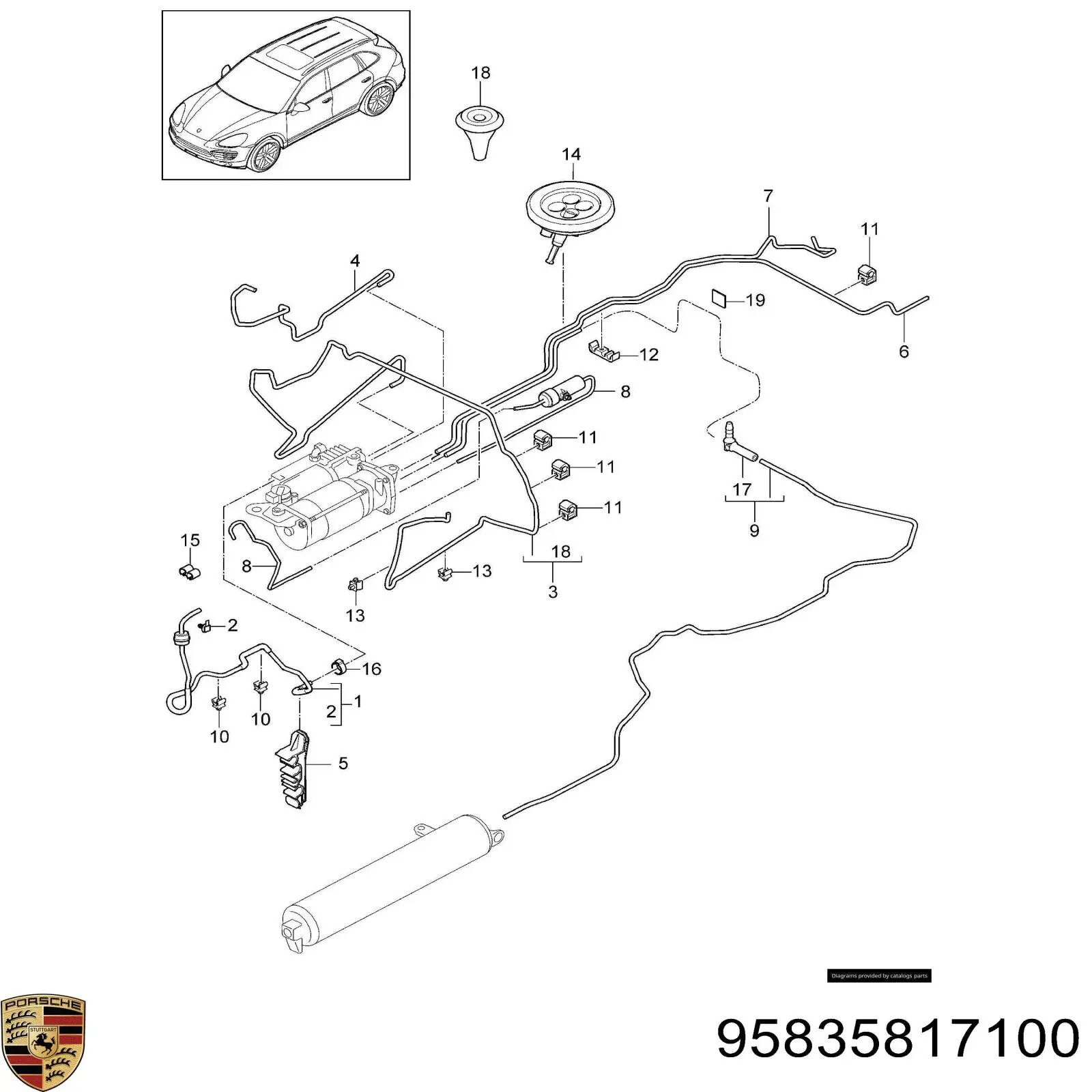 95835817100 Porsche 