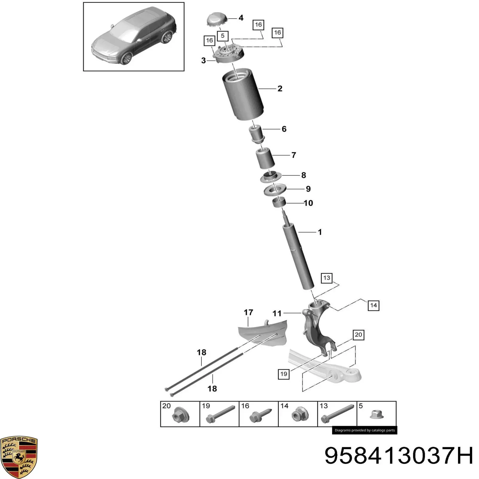 958413037H Porsche 