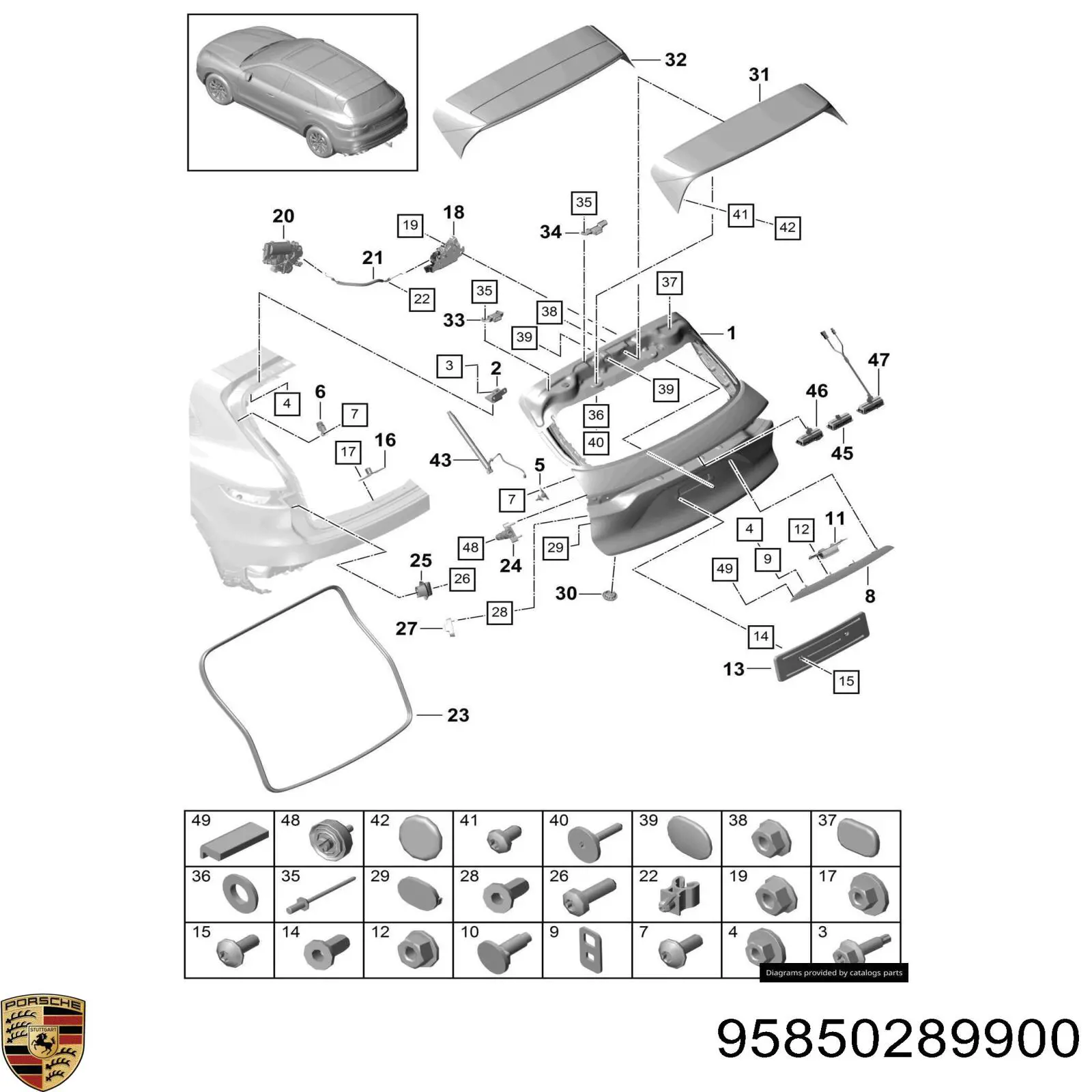 95850289900 Porsche 