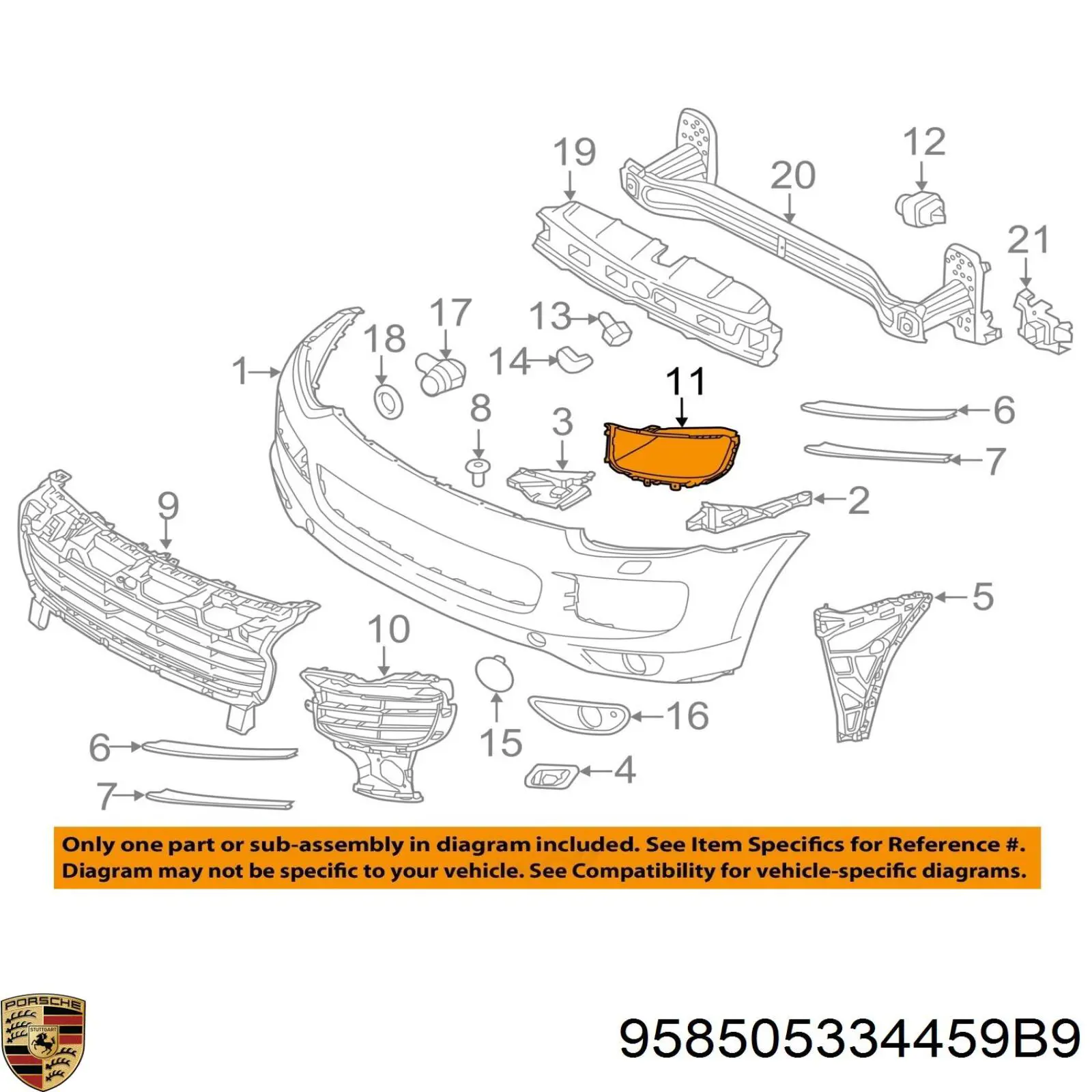 958505334459B9 Porsche 