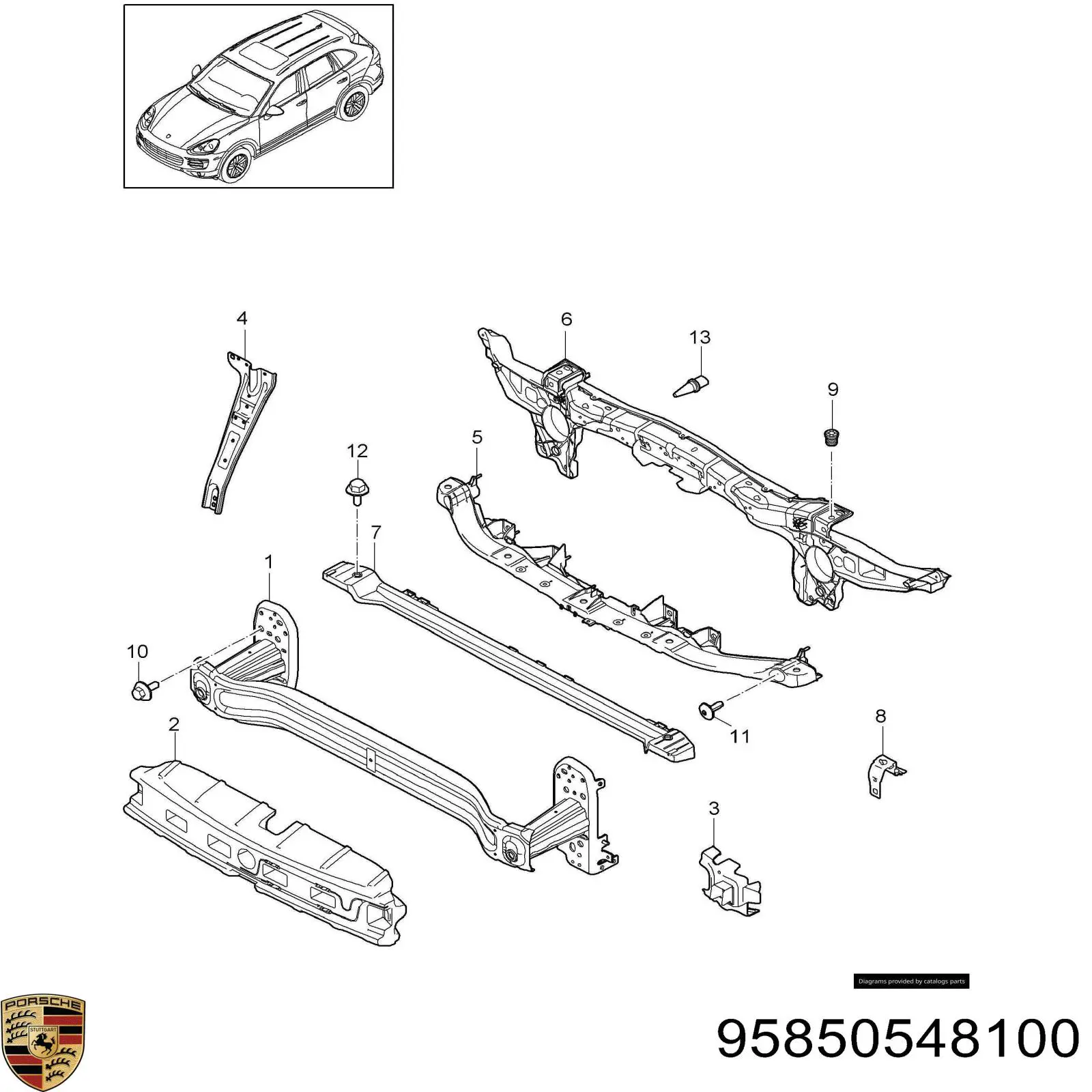  95850548100 Porsche