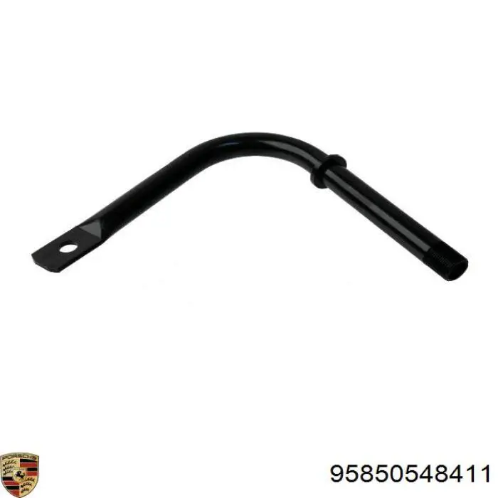 95850548411 Porsche Напрямна заднього бампера, права