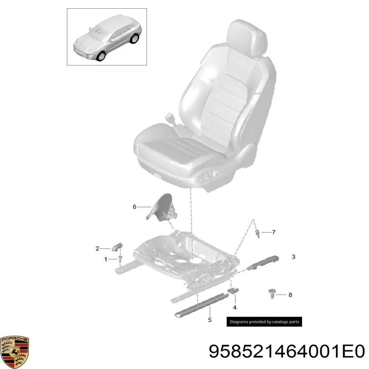 958521464001E0 Porsche 