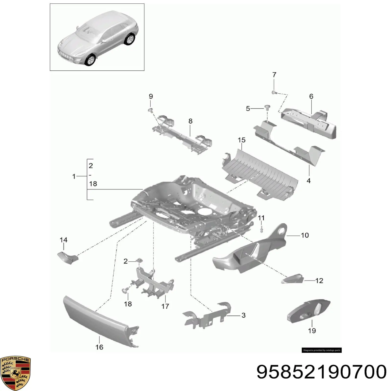 95852190700 Porsche 