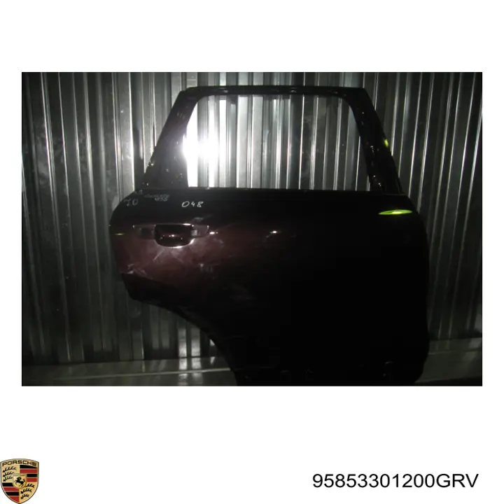 Двері задні в зборі Porsche 95853301200GRV