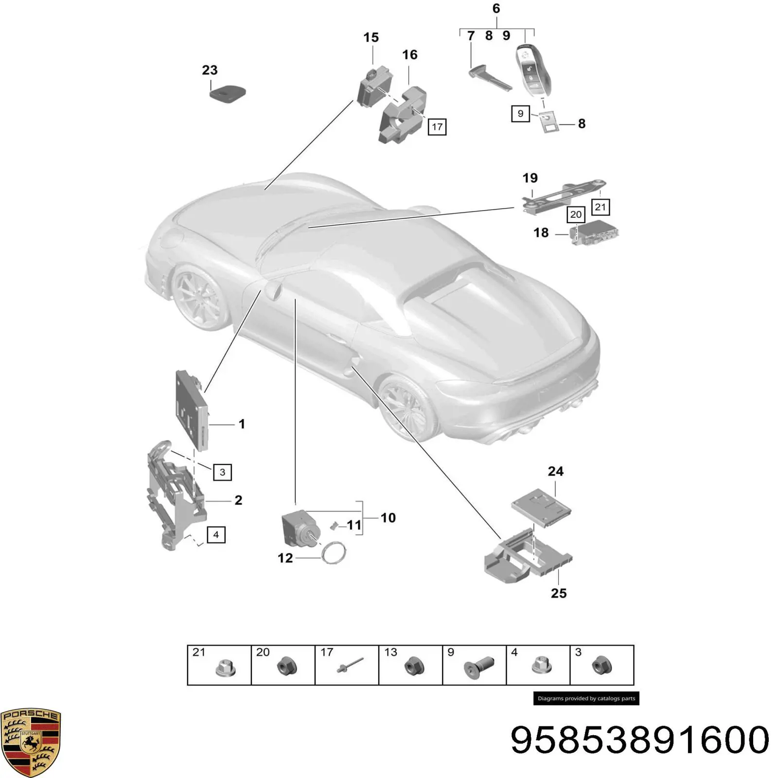 95853891600 Porsche 