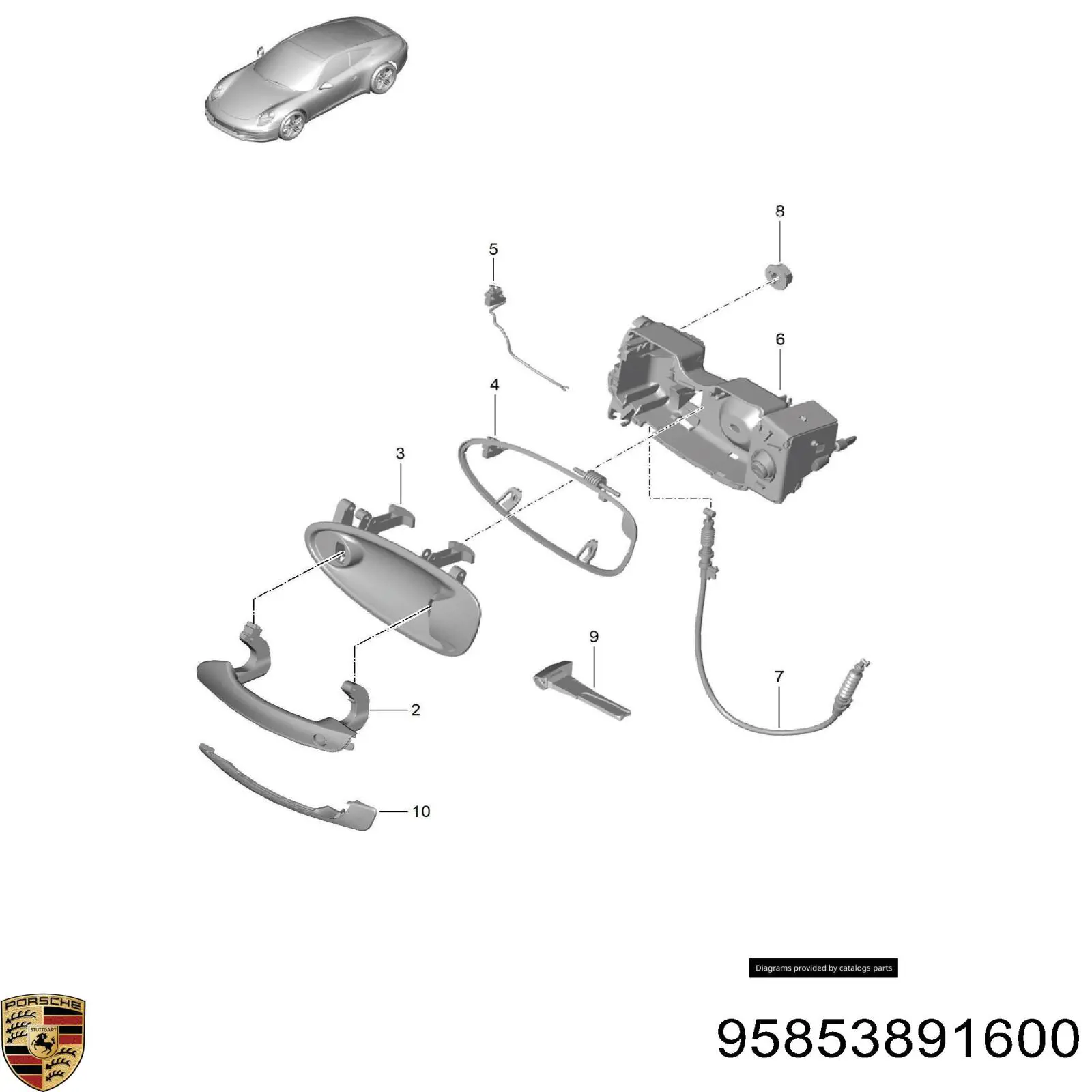 Купити 95853891600 Porsche 