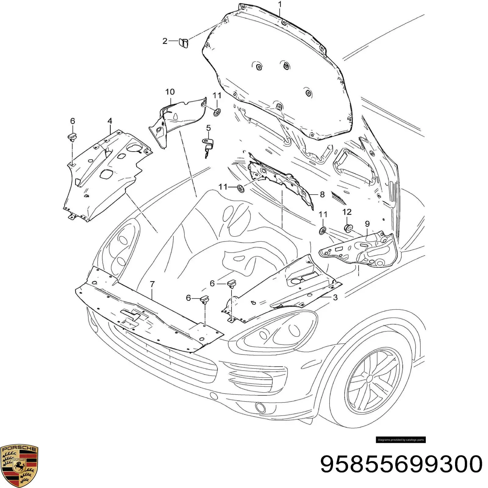  Porsche 95855699300 ціна, від 17.73 USD