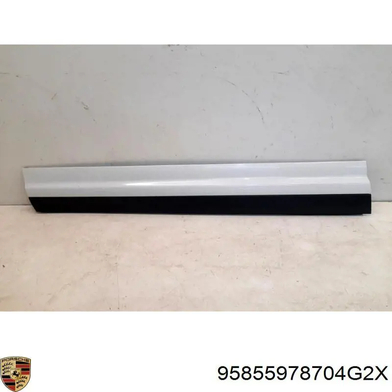 Молдинг передньої лівої двері, нижній Porsche 95855978704G2X ціна, від 31.66 USD