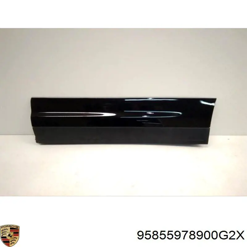 7P5837787G Porsche Накладка задніх лівих дверей, нижня