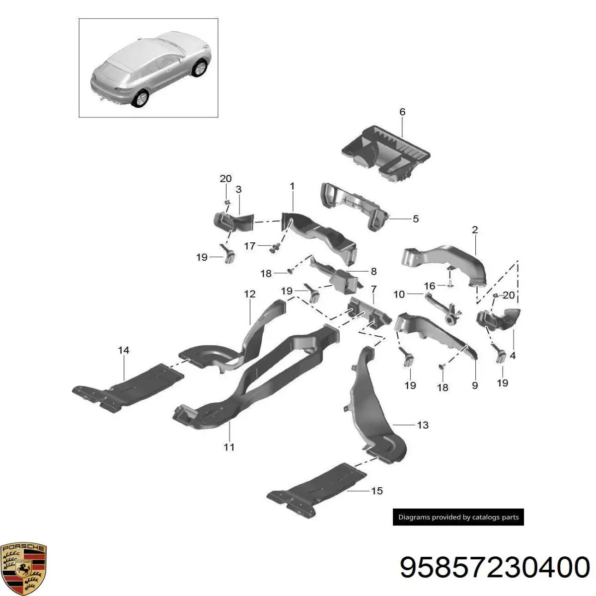 Купити 95857230400 Porsche 