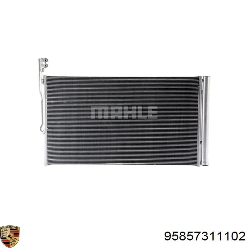 Конденсатор кондиціонера Porsche 95857311102 ціна, від 62.61 USD