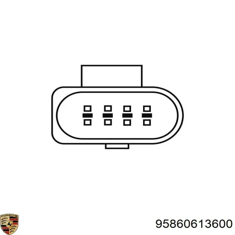 Купити 95860613600 Porsche Лямбда-зонд, датчик кисню після каталізатора