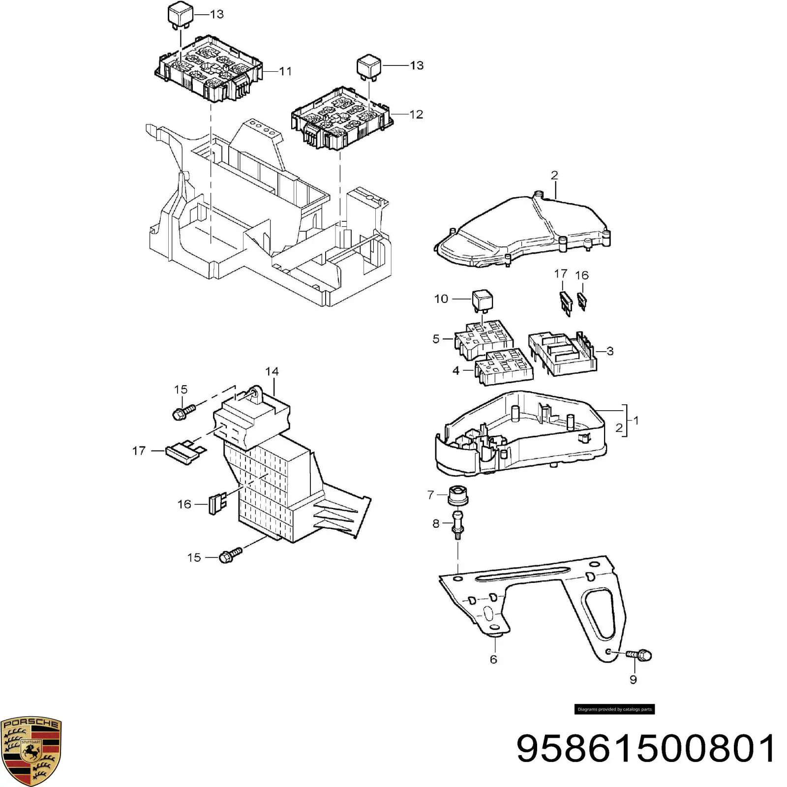 95861500801 Porsche 