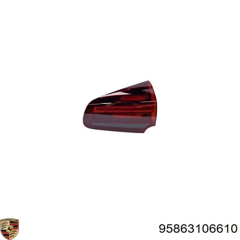 95863106610 Porsche Ліхтар задній правий, внутрішній