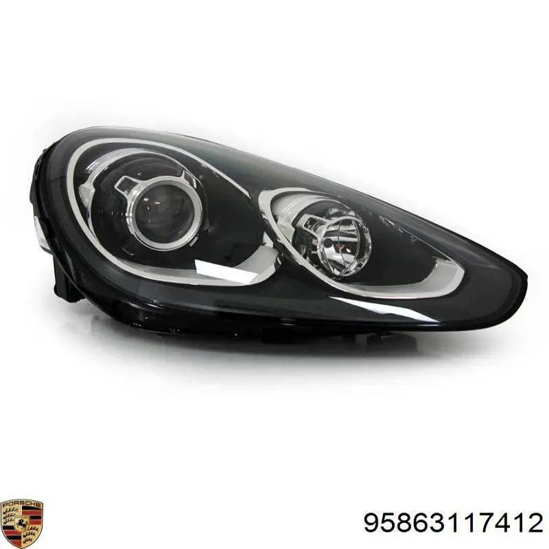 95863117412 Porsche Фара правая