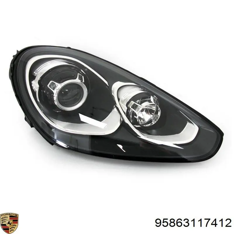 Основна фара - вставка Porsche 95863117412 ціна, від 996.64 USD