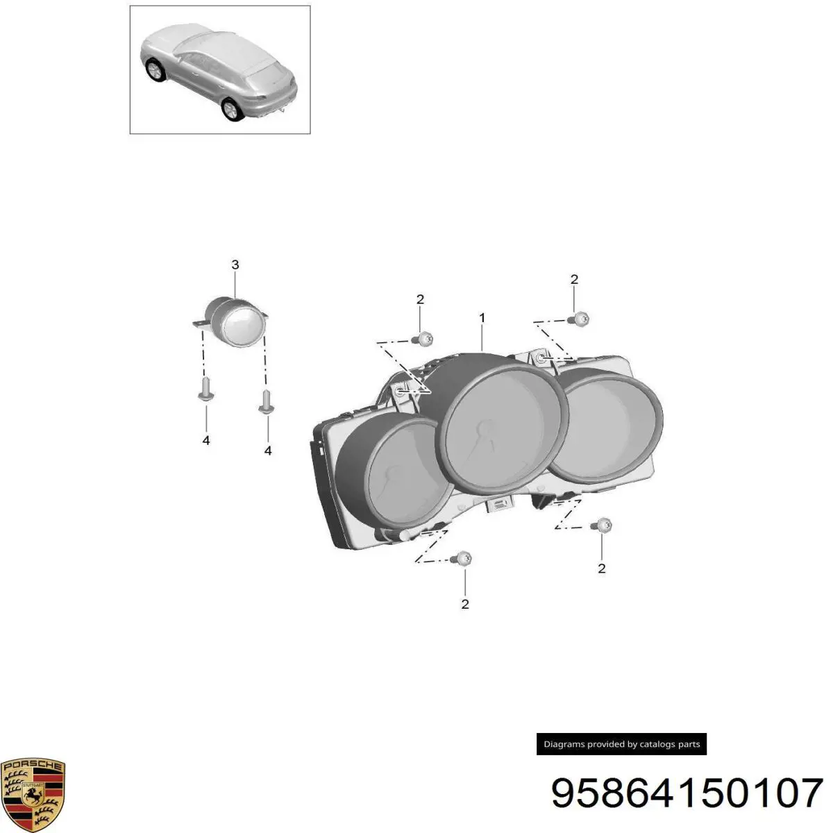 95864150107 Porsche 