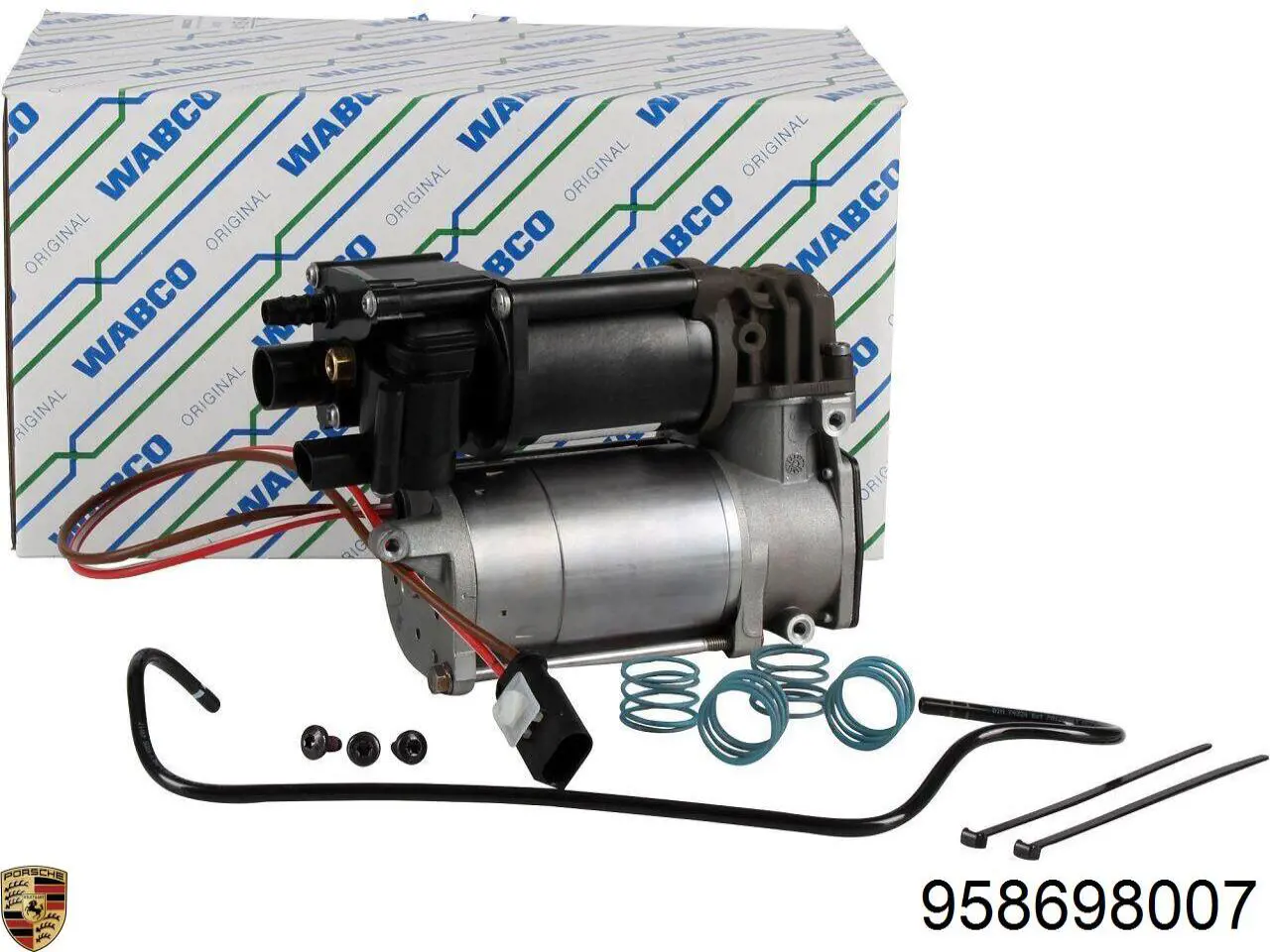 Компресор пневмопідкачкою (амортизаторів) Porsche 958698007 ціна, від 376.53 USD