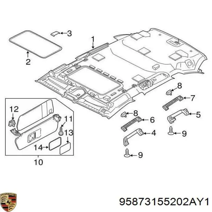 95873155202AY1 Porsche 
