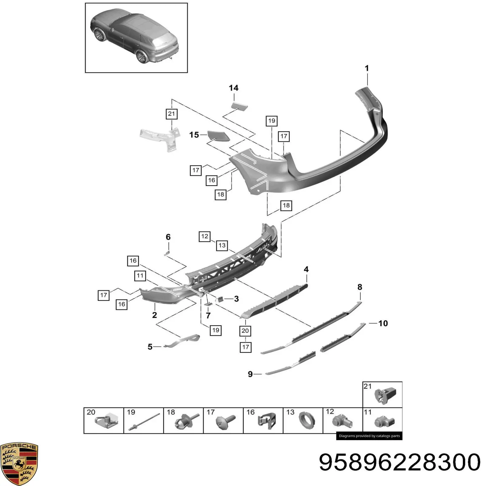 95896228300 Porsche 