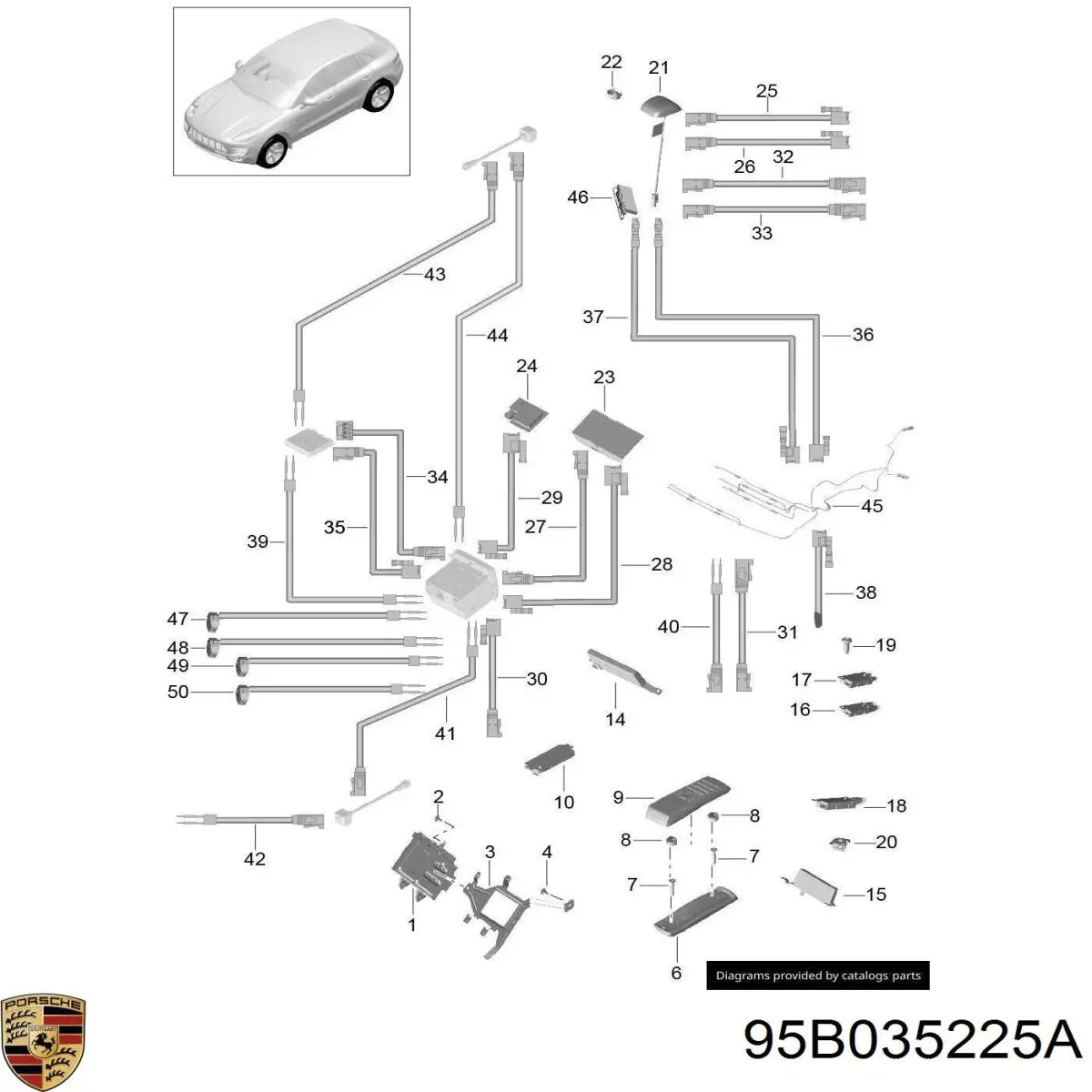 95B035225A Porsche 