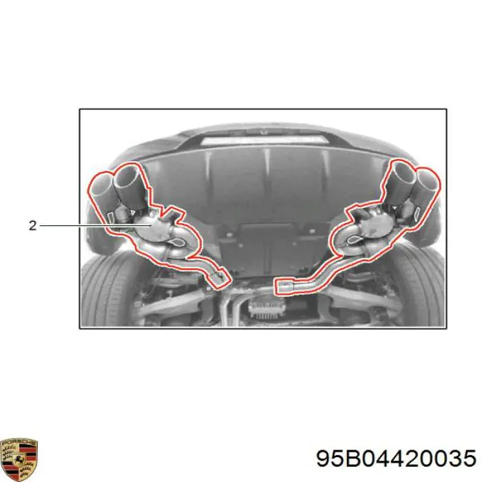 95B04420035 Porsche 