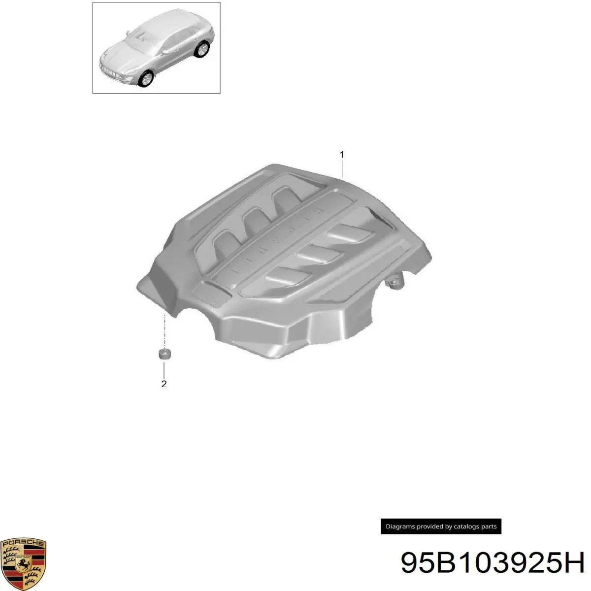 95B103925H Porsche 