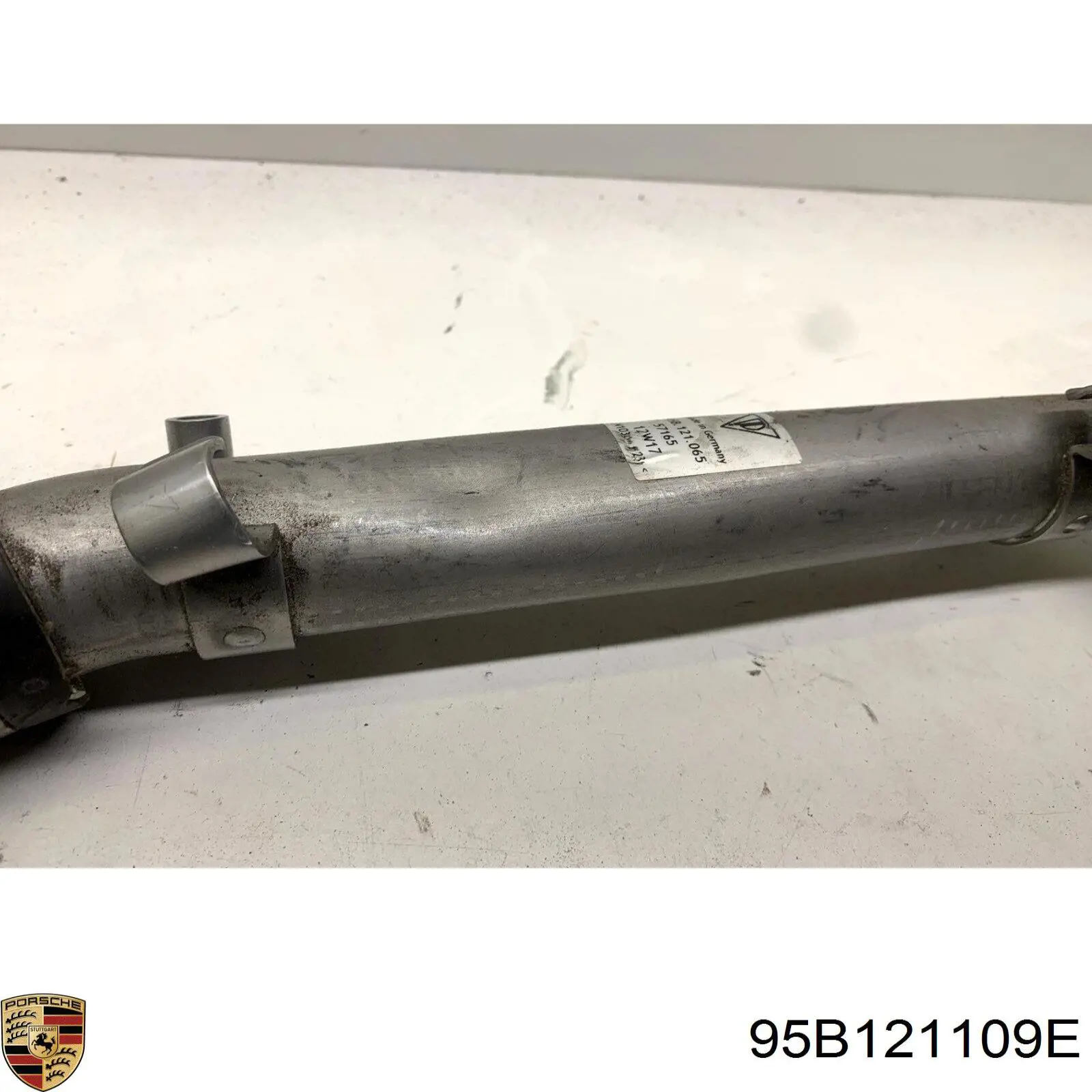 Шланг/патрубок радіатора охолодження, нижній 95B121109E Porsche