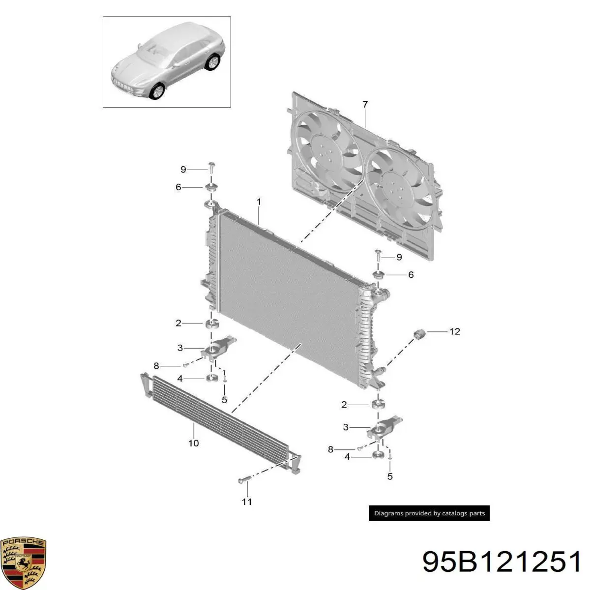  95B121251 Porsche