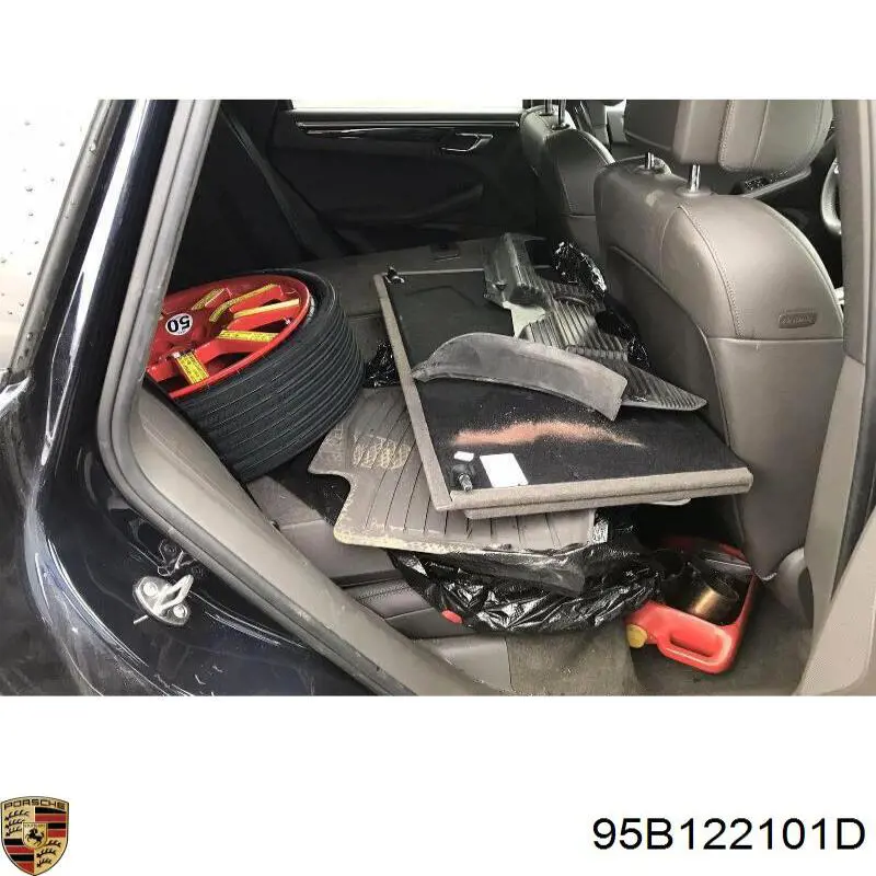 Шланг/патрубок радіатора охолодження, верхній Porsche 95B122101D