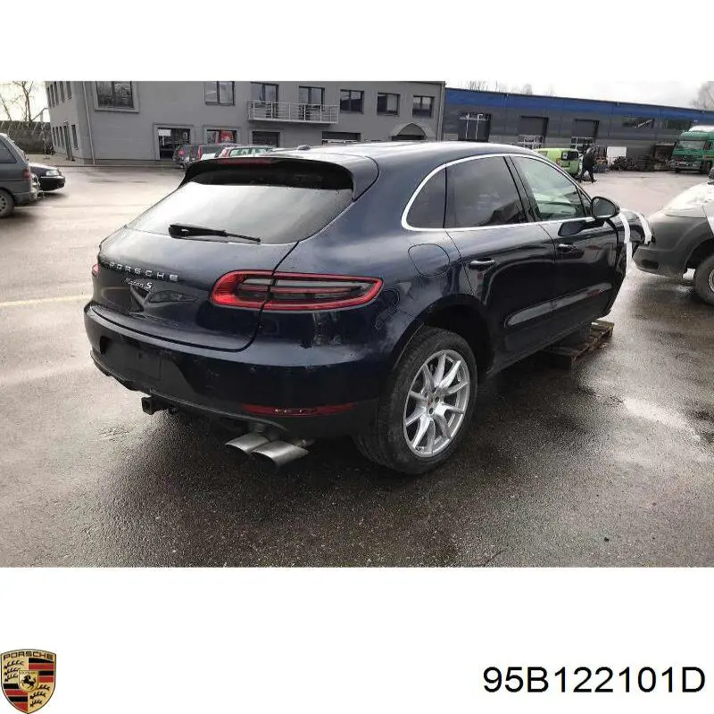 95B122101D Porsche Патрубок системи охолодження
