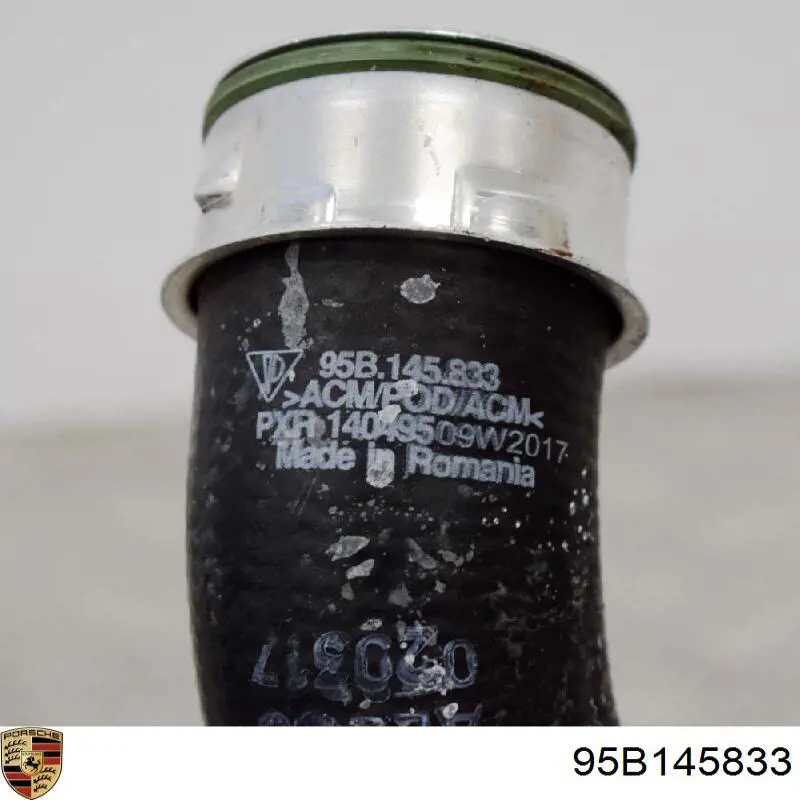 Шланг/патрубок интеркуллера Porsche 95B145833 ціна, від 98.07 USD