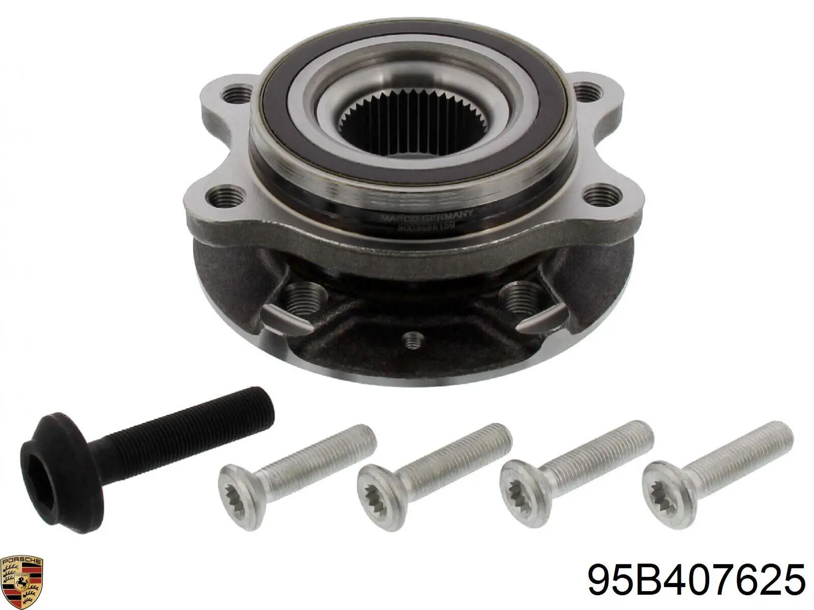 Підшипник маточини передньої/задньої Porsche 95B407625 ціна, від 32.66 USD