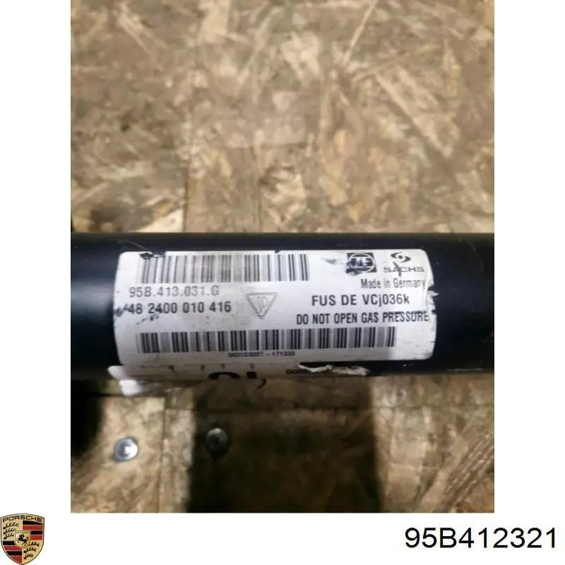 Опора амортизатора переднього 95B412321 Porsche