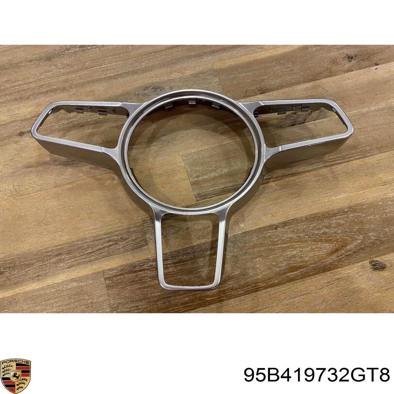 Накладка рульового колеса Porsche 95B419732GT8 ціна, від 44.91 USD