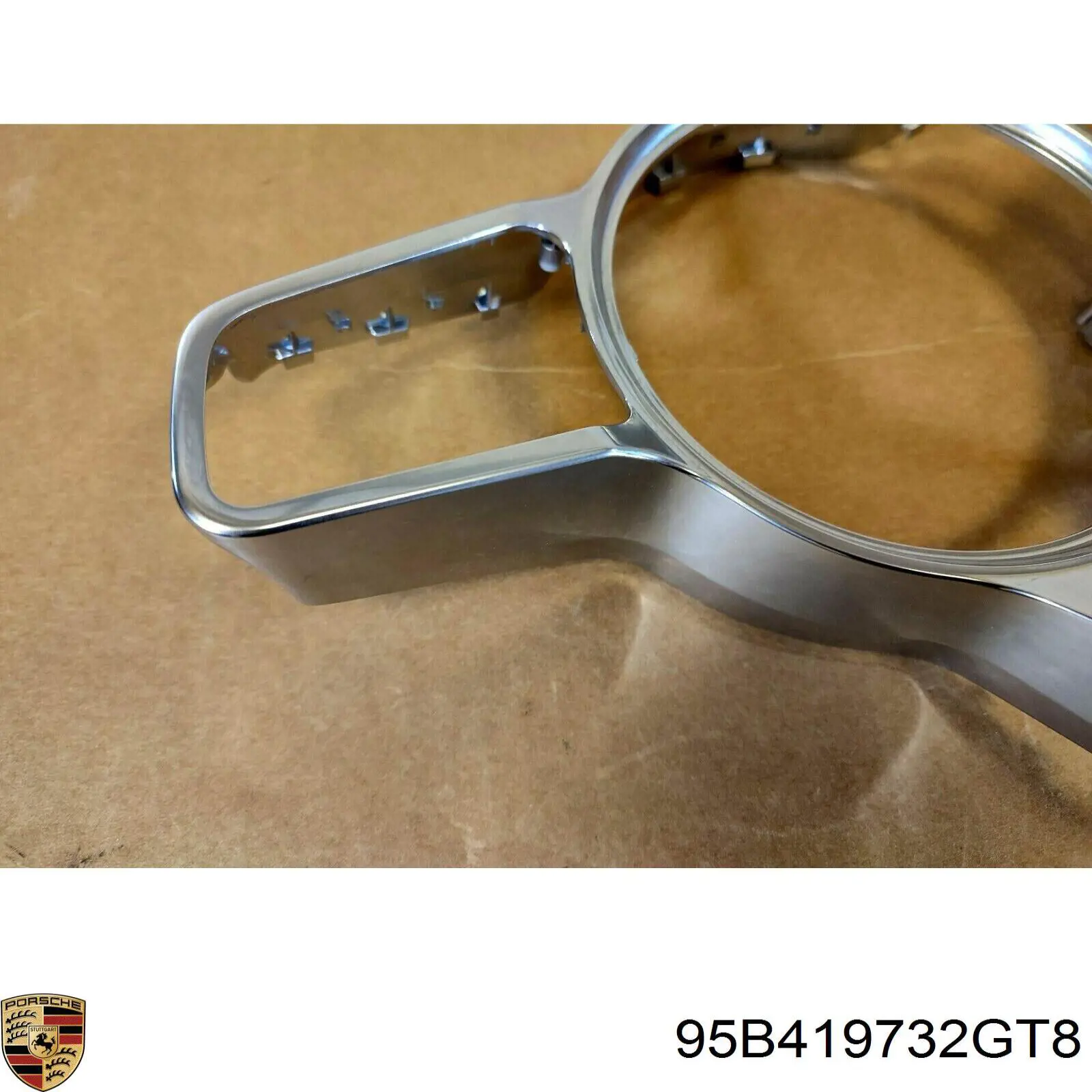 Купити 95B419732GT8 Porsche Накладка рульового колеса