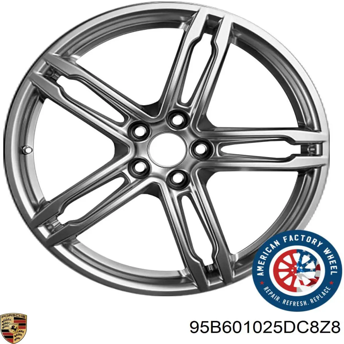 Купити 95B601025AR8Z8 Porsche Диски колісні литі (легкосплавні, титанові)
