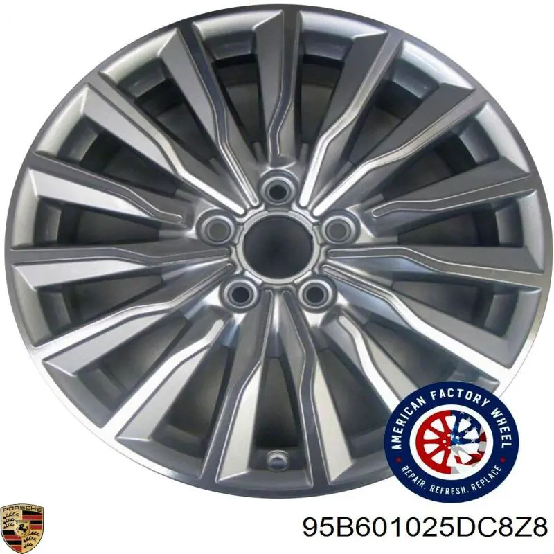Диски колісні литі (легкосплавні, титанові) 95B601025AR8Z8 Porsche