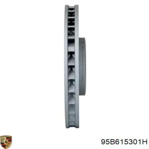 Диск переднього гальма Porsche 95B615301H ціна, від 116.98 USD