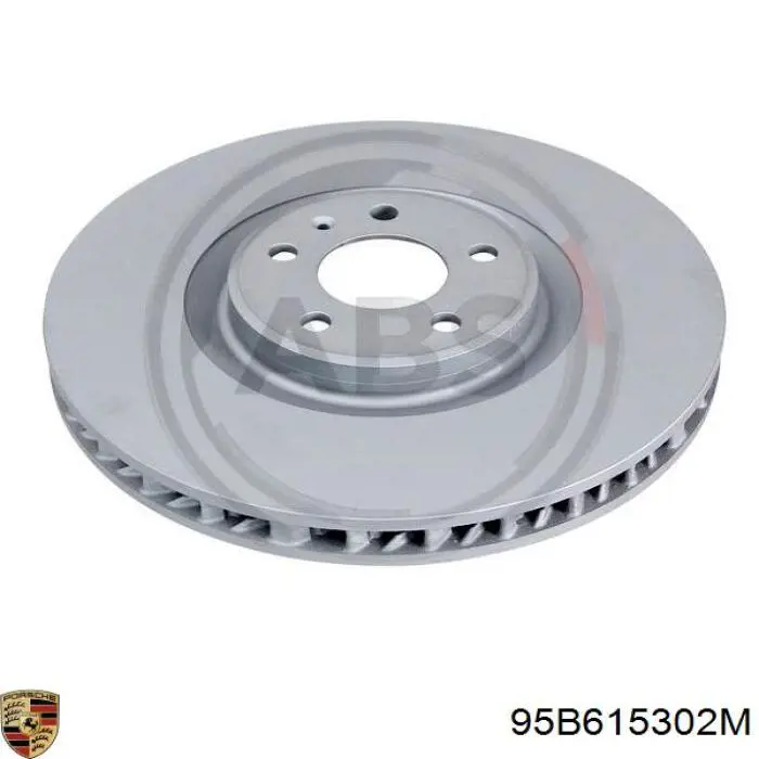 95B615302M Porsche Гальмо дискове переднє