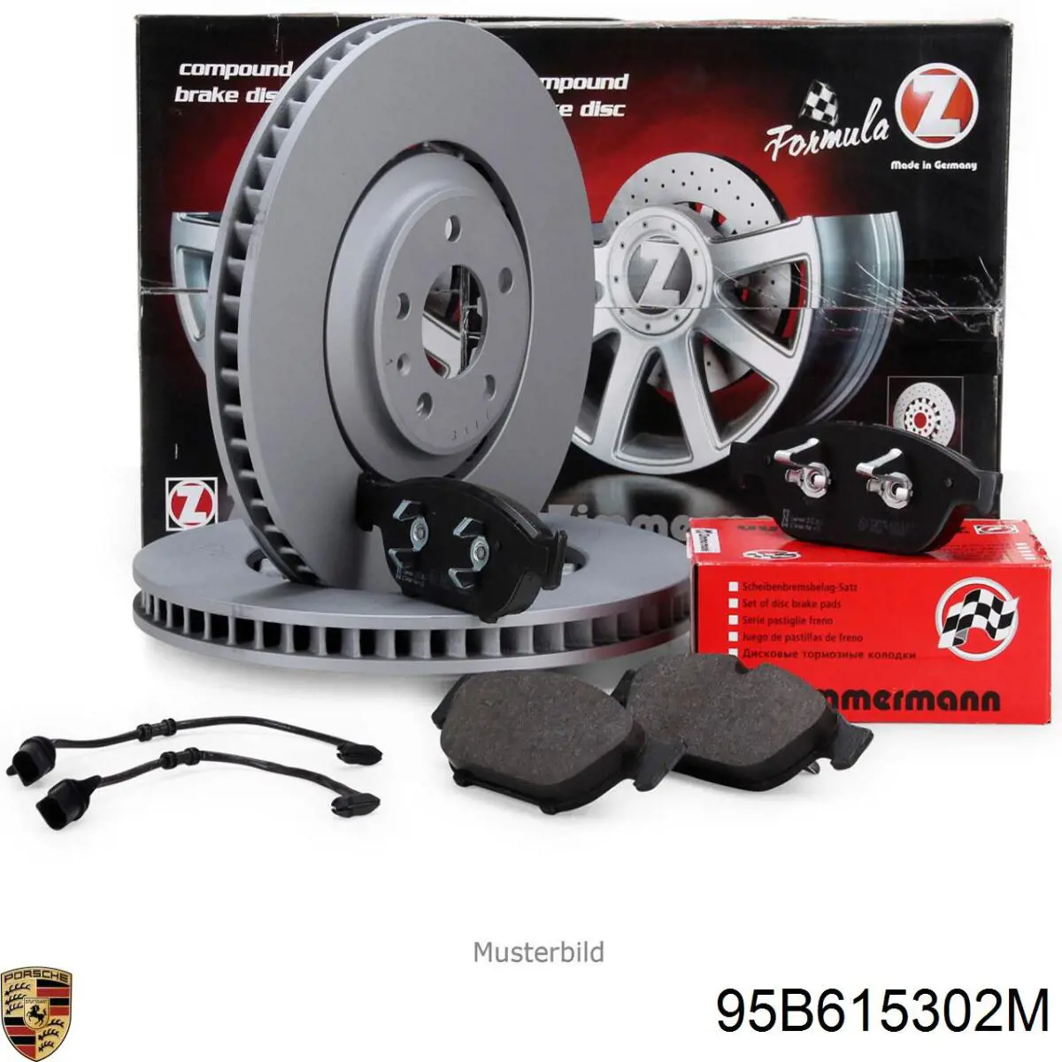 Диск переднього гальма Porsche 95B615302M ціна, від 319.89 USD