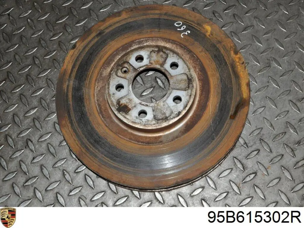 95B615302R Porsche Гальмо дискове переднє