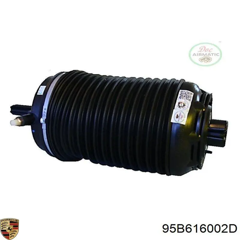 95B616002D Porsche Пневмоподушка/пневморессора моста заднього